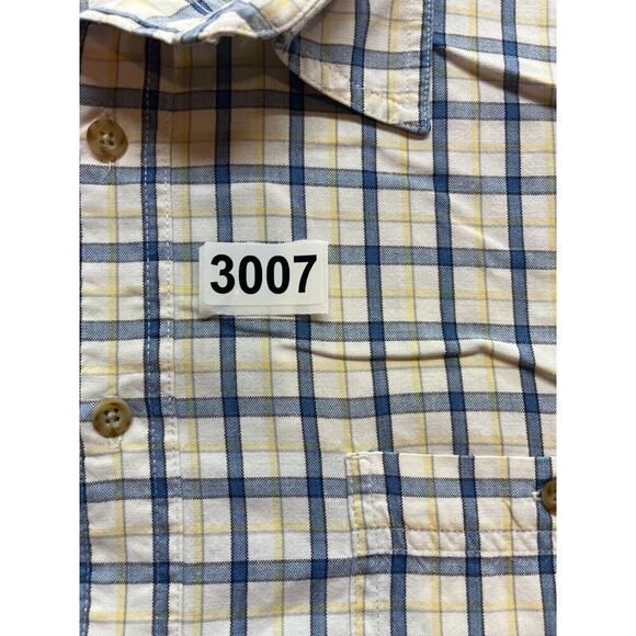 Eddie Bauer Men's XL Button Shirt Short Sleeve Plaid Multicolor - Picture 6 of 6